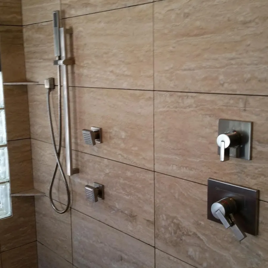 Shower fixture installation for Water Heater Replacement in Mechanicville